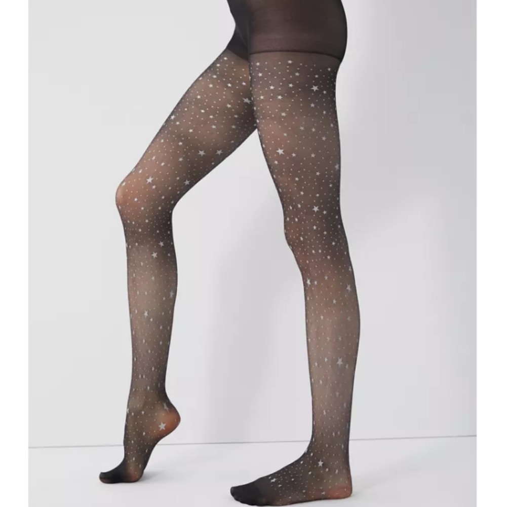 NWT Urban Outfitters Silver Star Tight - Picture 2 of 6